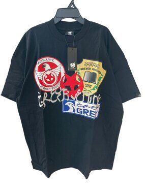 G59 Greyfivenine $uicideBoy$ Patches Tee Black Men's XL Cotton NWT
